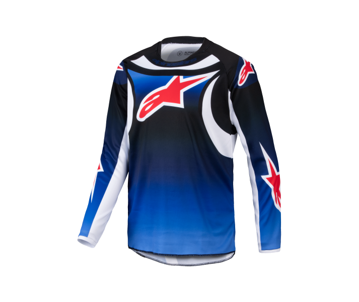 Camiseta Alpinestars Infantil Racer Wurx Azul Negro |3770225-713|