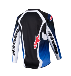 Camiseta Alpinestars Infantil Racer Wurx Azul Negro |3770225-713|