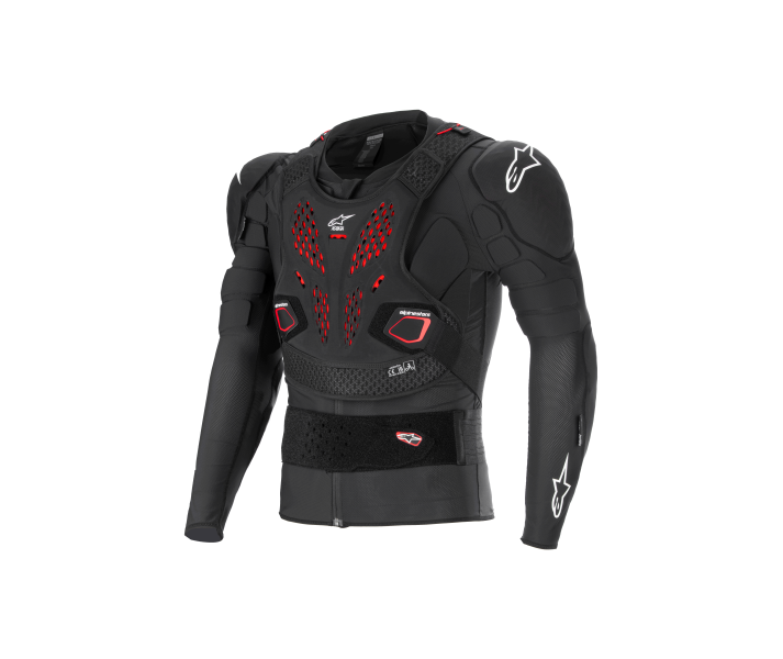 Chaqueta De Protección Alpinestars Plasma Bionic Pro V3 Negro Rojo Blanco |65001