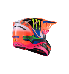 Casco Alpinestars S-M10 Deegan Naranja Morado Rosa |8300525-433|