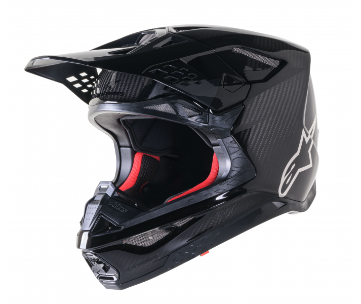 Casco Alpinestars Supertech S-M10 Fame Carbono Negro Brillo |8300223-1902|