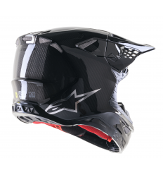 Casco Alpinestars Supertech S-M10 Fame Carbono Negro Brillo |8300223-1902|