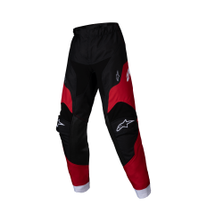 Pantalón Alpinestars Infantil Racer Veil Negro Rojo Brillo |3710125-1303|