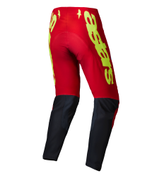 Pantalón Alpinestars Supertech Maker Rojo Brillo Amarillo Fluor |3720225-3058|