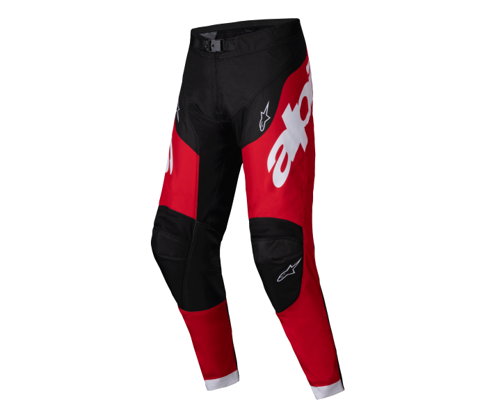 Pantalón Alpinestars Racer Veil Negro Rojo Brillo |3720425-1303|