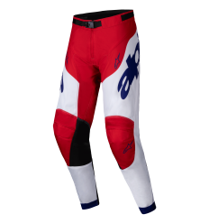 Pantalón Alpinestars Racer Veil Blanco Rojo Brillo |3720425-3012|