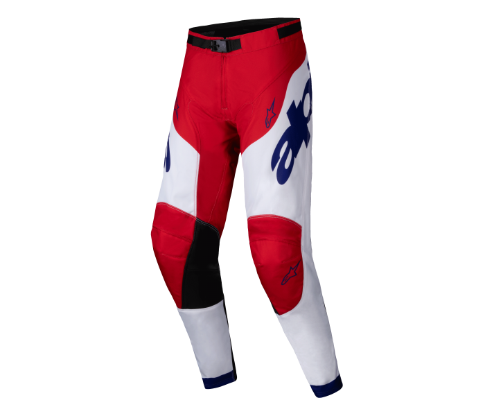 Pantalón Alpinestars Racer Veil Blanco Rojo Brillo |3720425-3012|