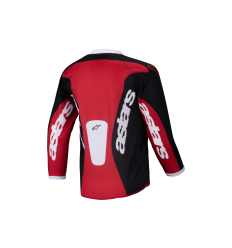 Camiseta Alpinestars Infantil Racer Veil Negro Rojo Brillo |3730125-1303|