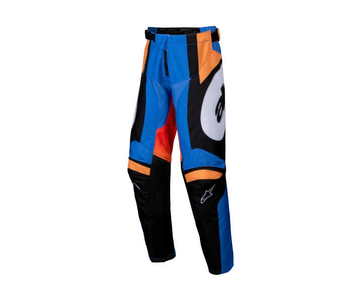 Pantalón Alpinestars Infantil Racer Melt Naranja Azul |3740125-469|