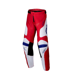 Pantalón Alpinestars Infantil Racer Veil Blanco Rojo Brillo |3740425-3012|