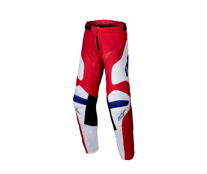 Pantalón Alpinestars Infantil Racer Veil Blanco Rojo Brillo |3740425-3012|