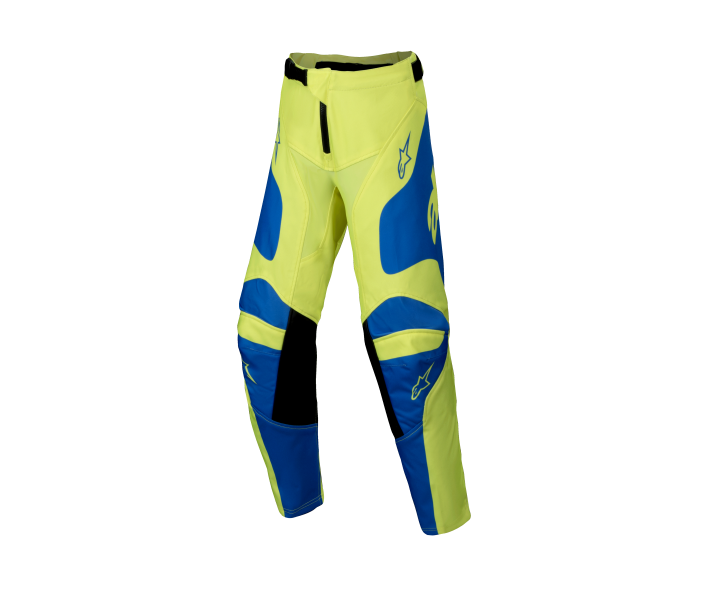 Pantalón Alpinestars Infantil Racer Veil Amarillo Azul Fluor |3740425-557|