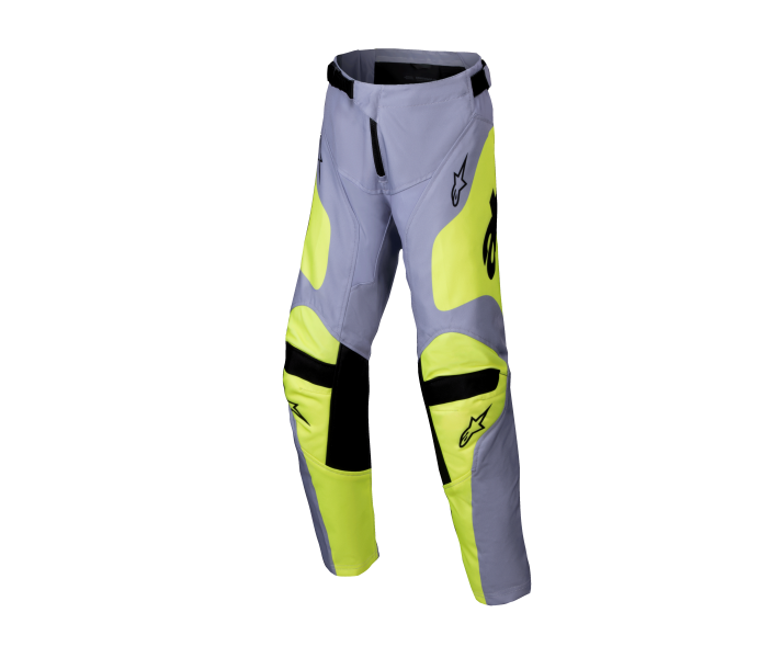 Pantalón Alpinestars Infantil Racer Veil Gris Amarillo Fluor |3740425-9157|