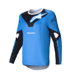 Camiseta Alpinestars Racer Veil Azul Negro |3760425-713|