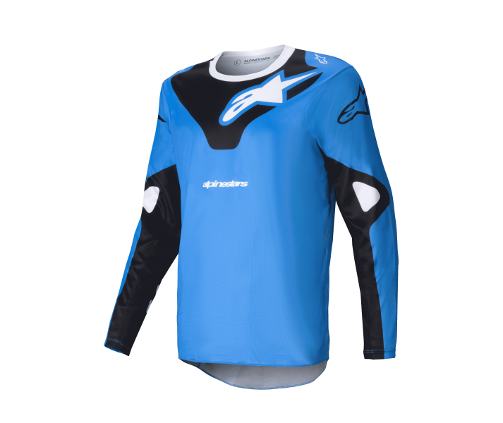 Camiseta Alpinestars Racer Veil Azul Negro |3760425-713|