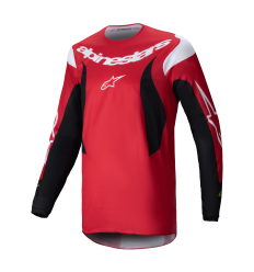 Camiseta Alpinestars Fluid Haul Negro Rojo Brillo |3760525-3031|