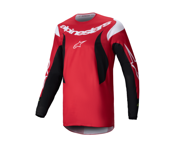 Camiseta Alpinestars Fluid Haul Negro Rojo Brillo |3760525-3031|