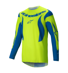 Camiseta Alpinestars Fluid Haul Amarillo Azul Fluor |3760525-557|