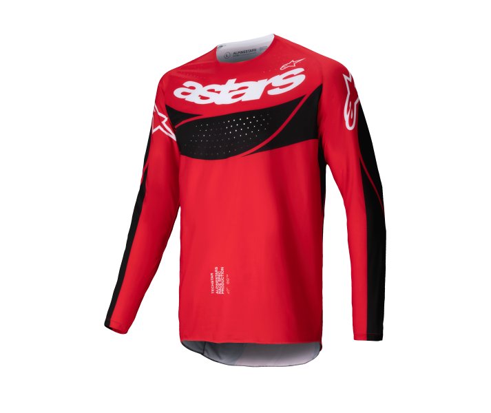 Camiseta Alpinestars Techstar Dreem Negro Rojo Brillo |3760725-3031|