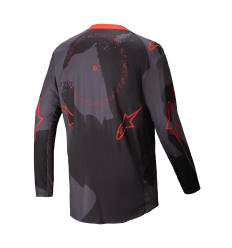 Camiseta Alpinestars Racer Hollow Gris Camo Naranja Fluor |3760925-9188|