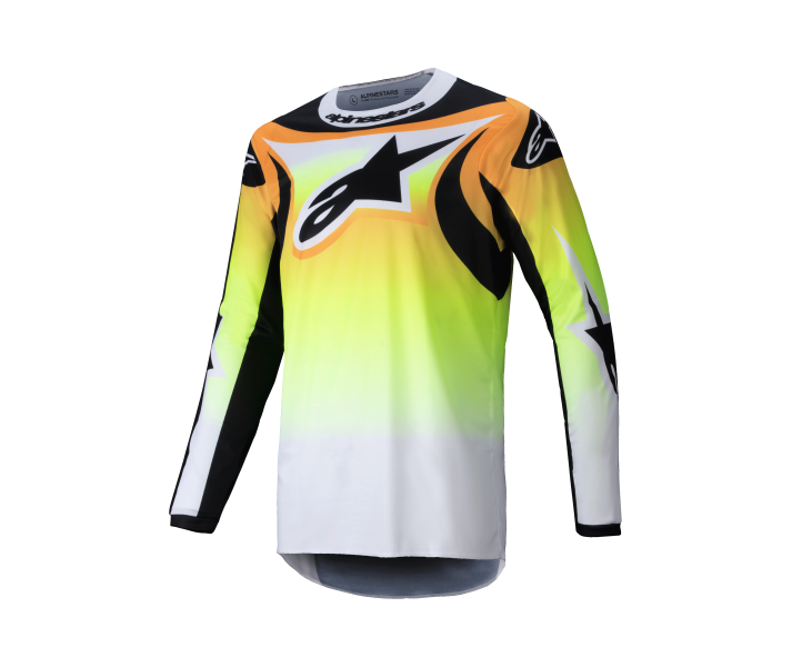 Camiseta Alpinestars Fluid Wurx Amarillo Negro |3761025-526|