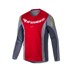 Camiseta Alpinestars Infantil Racer Melt Gris Rojo Brillo |3770125-3046|