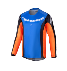 Camiseta Alpinestars Infantil Racer Melt Naranja Azul |3770125-469|