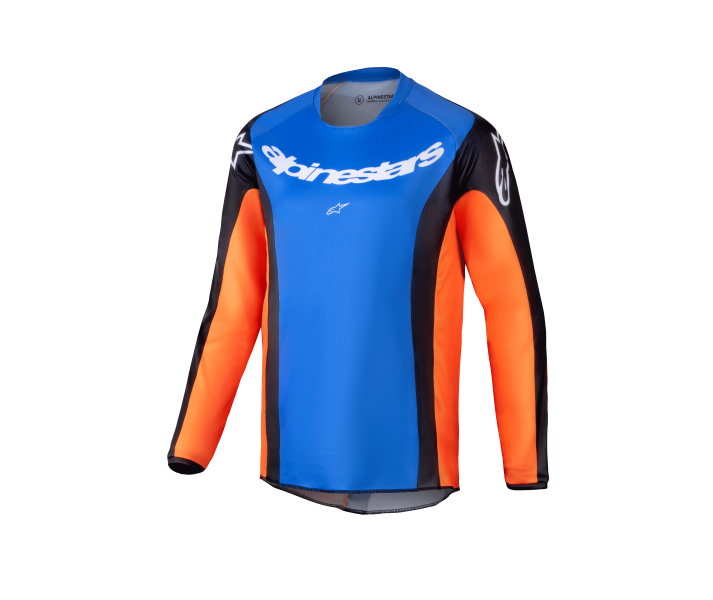 Camiseta Alpinestars Infantil Racer Melt Naranja Azul |3770125-469|