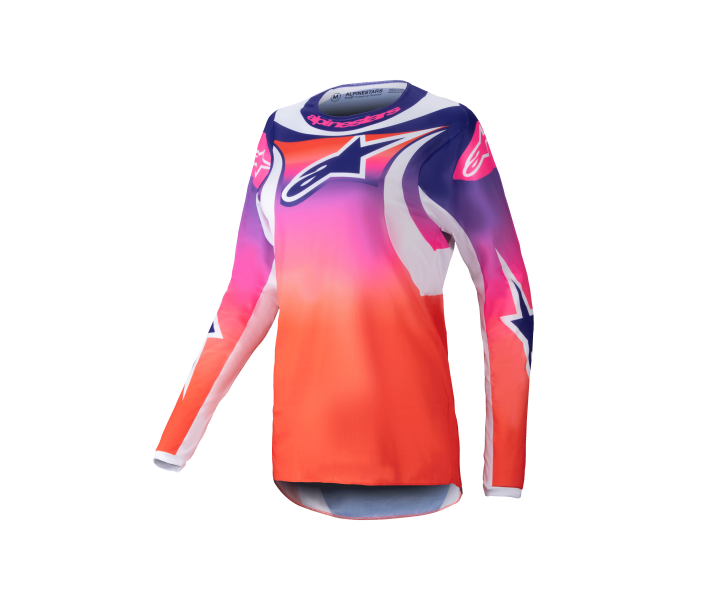 Camiseta Alpinestars Mujer Fluid Wurx Blanco Multicolor |3780125-9229|