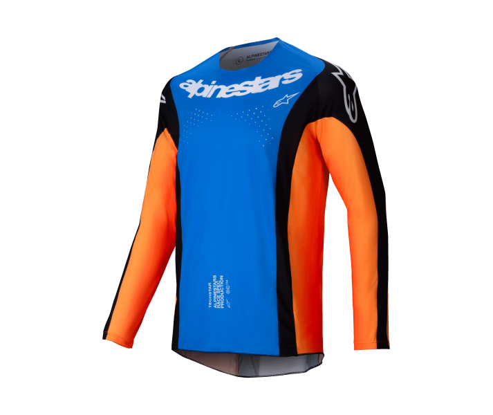 Camiseta Alpinestars Techstar Melt Naranja Azul |3760325-469|