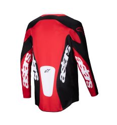 Camiseta Alpinestars Racer Veil Negro Rojo Brillo |3760425-1303|