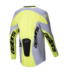 Camiseta Alpinestars Racer Veil Gris Amarillo Fluor |3760425-9157|