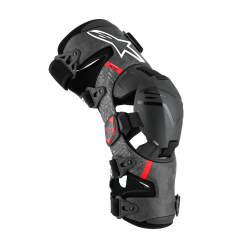 Rodillera Alpinestars Supertech Rk-10 Plasma Negro Rojo |6501425-13|