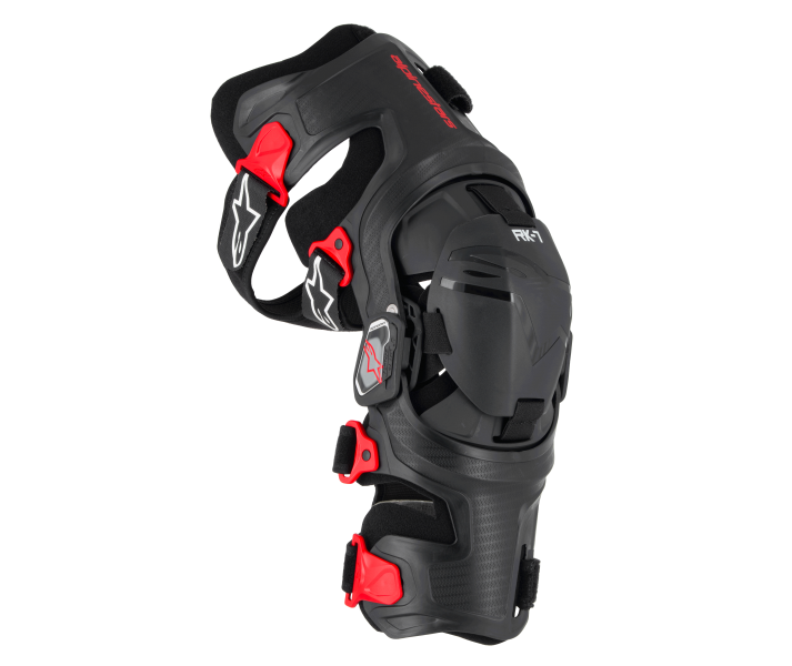 Rodillera De Plasma Alpinestars Rk-7 Negro Rojo |6500825-13|