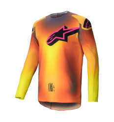 Camiseta Alpinestars Supertech Lipan Amarillo Rosa |3760625-516|