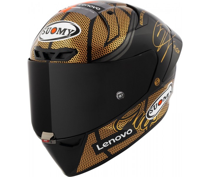 Casco Suomy S1-XR Gp Pecco World Champion 2023 Edición Limitada Dorado