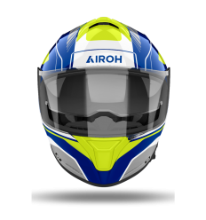 Casco Airoh Spark 2 Chrono Azul Amarillo Brillo |SP2C18|