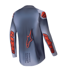 Camiseta Alpinestars Supertech Lipan Gris Naranja Fluor |3760625-9146|