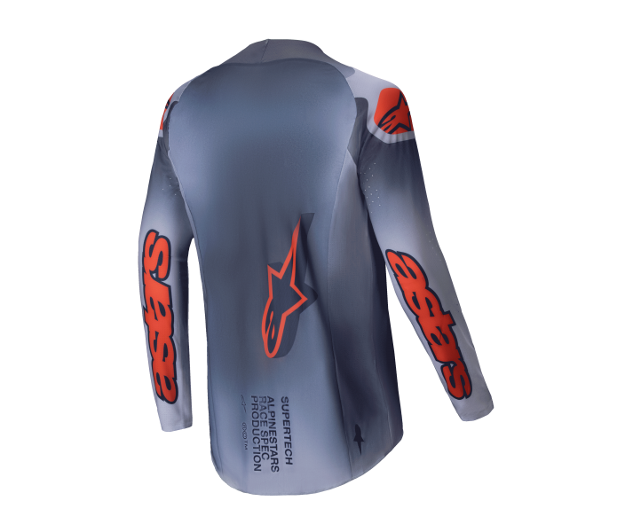 Camiseta Alpinestars Supertech Lipan Gris Naranja Fluor |3760625-9146|