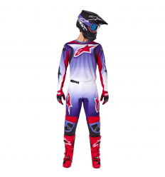 Traje Alpinestars Fluid Wurx Purpura Rojo Brillo