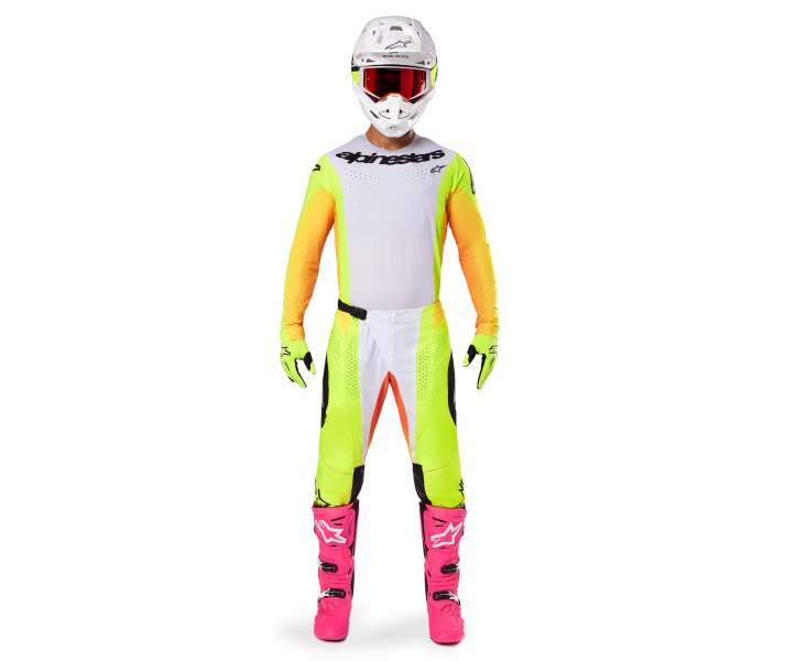 Traje Alpinestars Techstar Melt Amarillo Negro