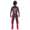 Traje Alpinestars Supertech Lipan Negro Gris Rojo Brillo