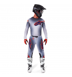 Traje Alpinestars Supertech Lipan Gris Naranja Fluor