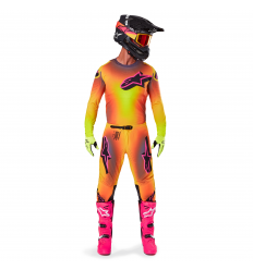 Traje Alpinestars Supertech Lipan Amarillo Rosa