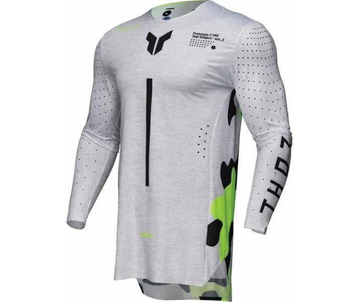 Camiseta Thor Sport Riot Gris Blanco |29108124|