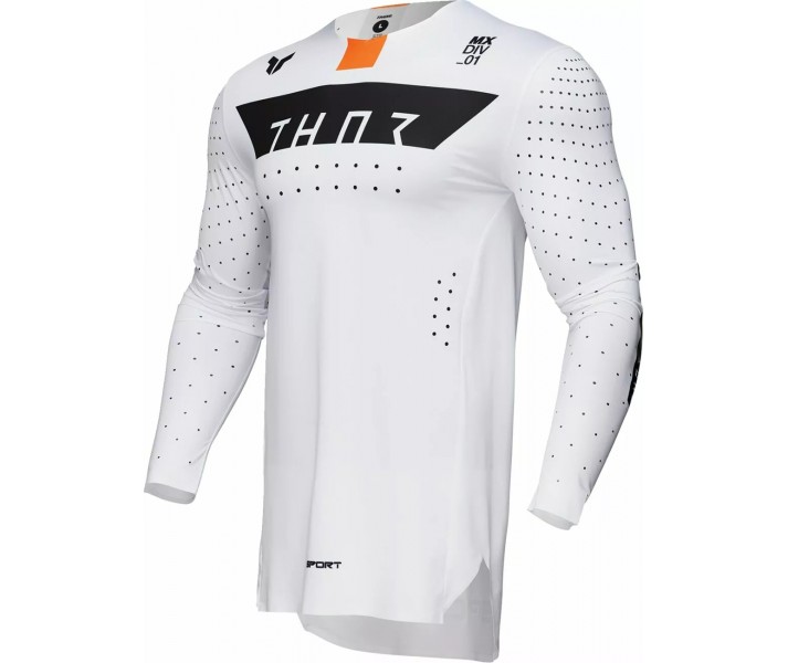 Camiseta Thor Sport Rogue Negro Blanco Naranja |29108199|