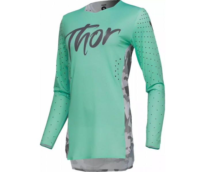 Camiseta Thor Mujer Sport Shadow Gris Verde |29110320|