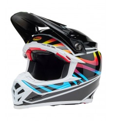 Casco Bell Moto9S Flex Drift Negro Multi Brillo |8009253001|