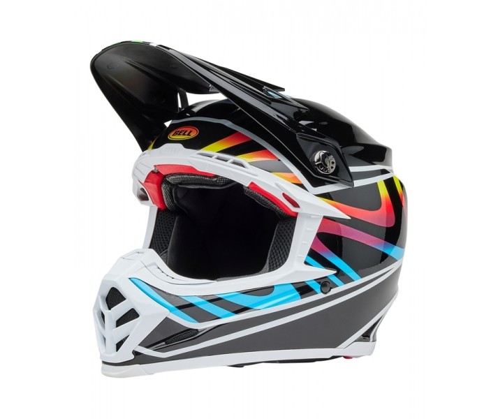 Casco Bell Moto9S Flex Drift Negro Multi Brillo |8009253001|