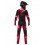 Traje Alpinestars Racer Veil Negro Rojo Brillo